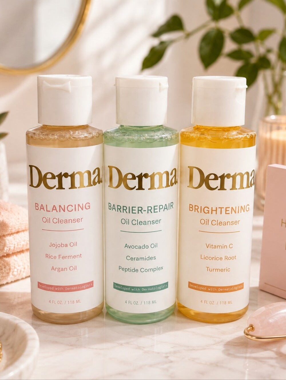 DERMASIL LIMITED EDITION 3-PIECE FACIAL OIL CLEANSER